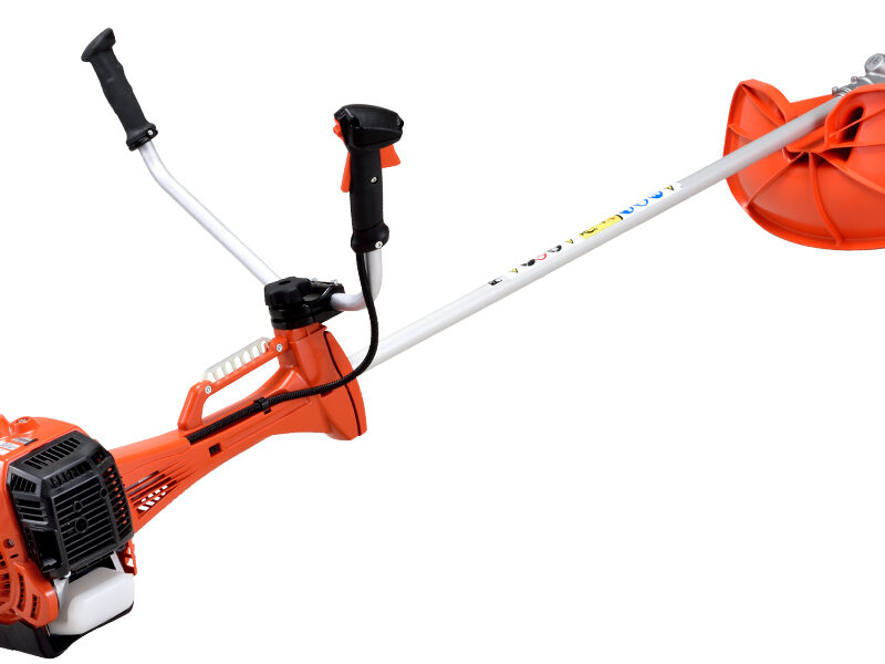 kosa żyłkowa trójząb do koszenia malin krzewów